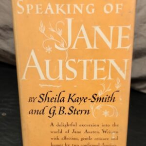 Speaking of Jane Austen