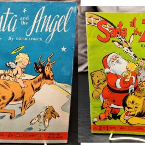 Santa and the Angel And Santa at the Zoo (a 2 in 1 book)